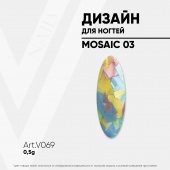 Дизайн для ногтей MOSAIC 03